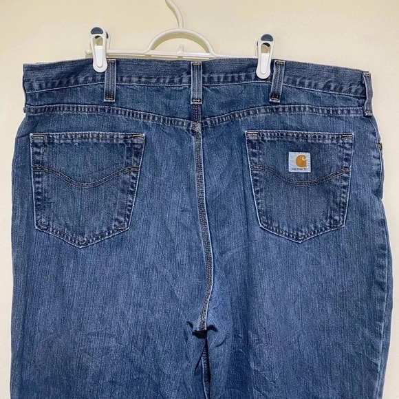 Carhartt Men’s Y2K Casual Denim Blue Jeans Traditional fit Straight Leg size 44W - Picture 11 of 16